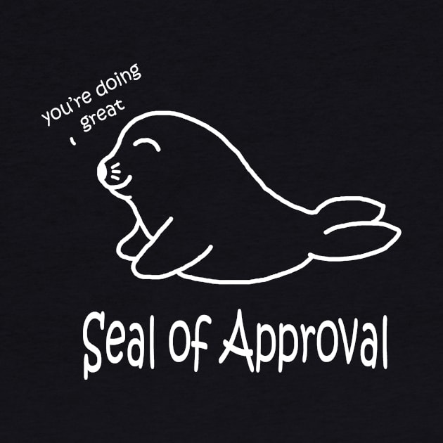 Seal of Approval White by PelicanAndWolf